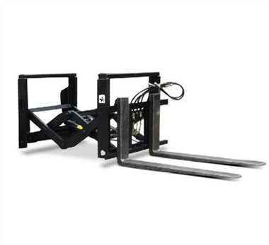 Преден телескопичен вид на мотокари